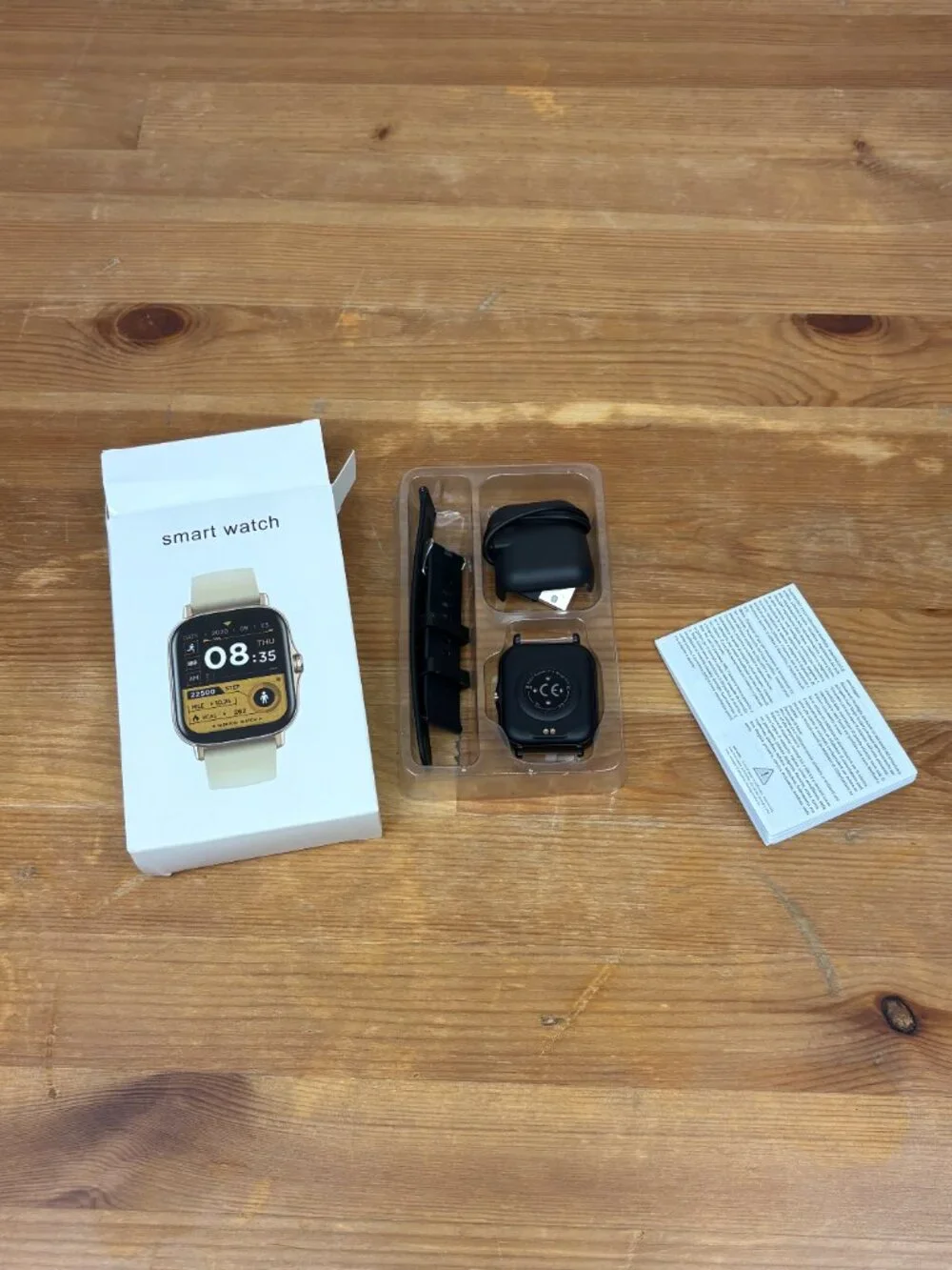Smart Watch Fitness Tracker black Android IOS Bluetooth Unisex New